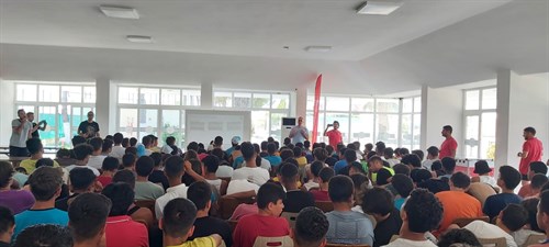 Gençlik ve Spor Bakanlığı Kuşadası Kampında Afet Farkındalık Eğitimi Düzenlendi